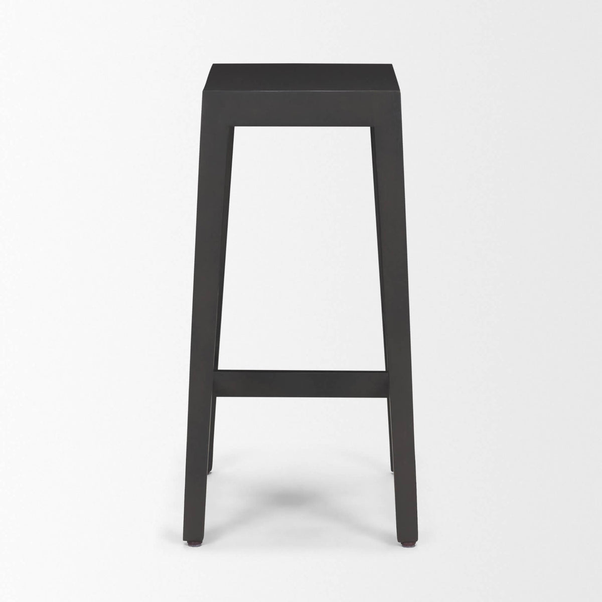 MERCANA COLONY 25" WOODEN STOOL BLACK BROWN 71133