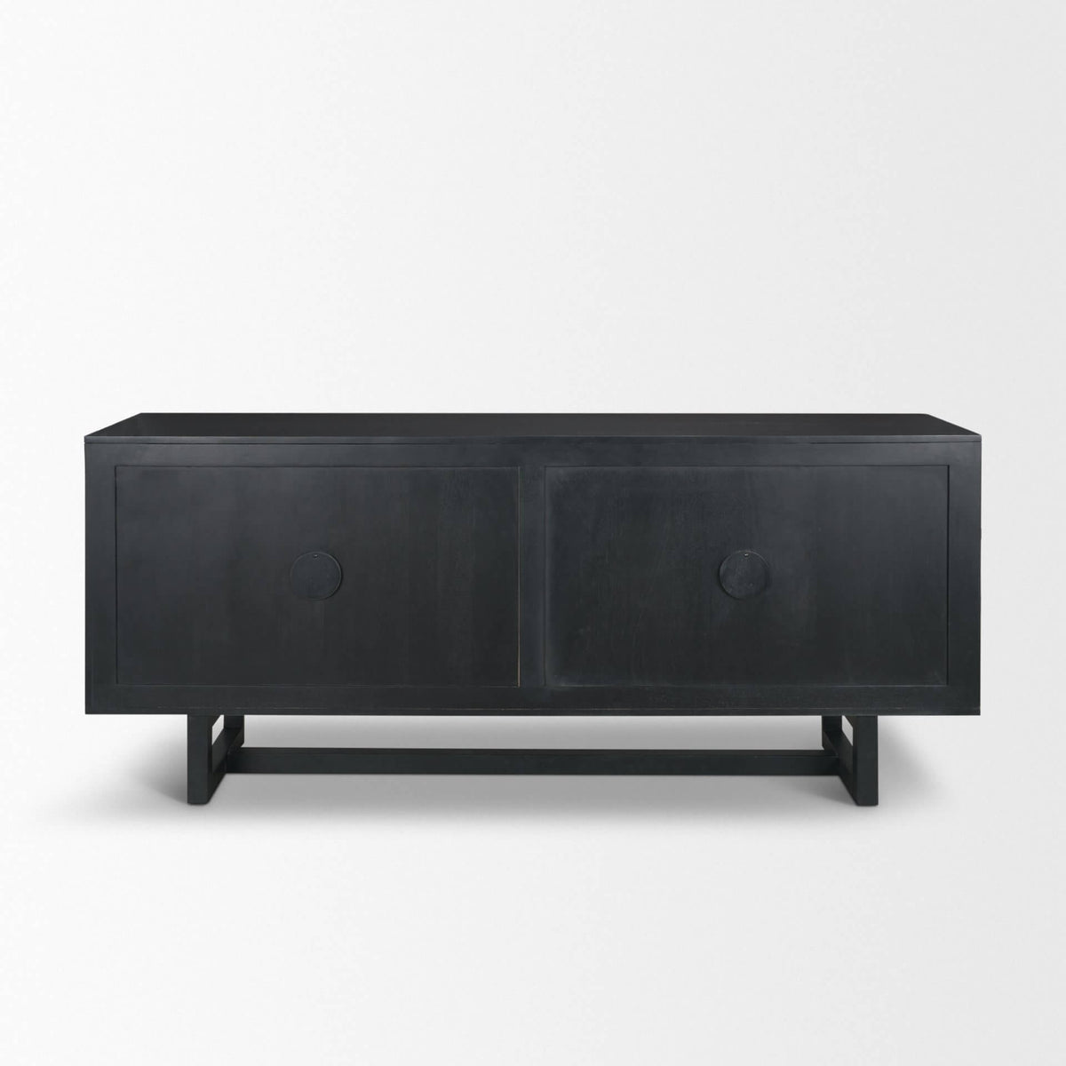 MERCANA GRIER 65" CANE SIDEBOARD BLACK 71146