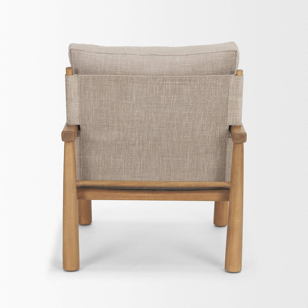 MERCANA WITTON GRAY BEECH WOOD LOUNGE CHAIR 71177