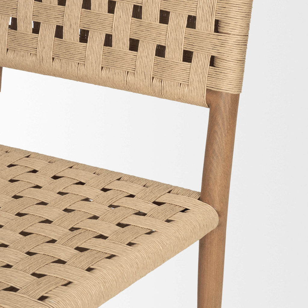 MERCANA BRINLEY WOVEN ROPE DINING CHAIR SET OF TWO 71180