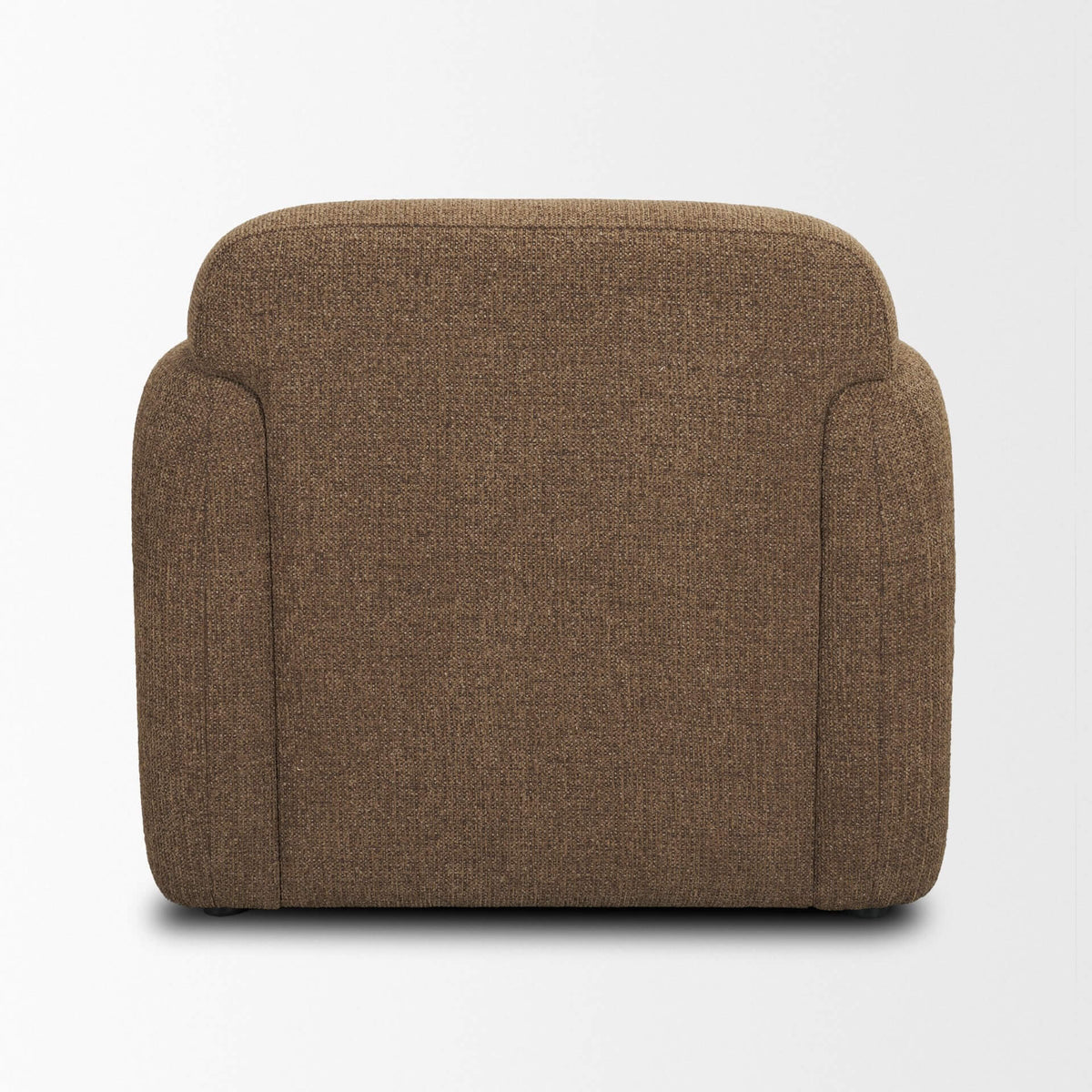 MERCANA SAGA BROWN PLUSH CHAIR 71198