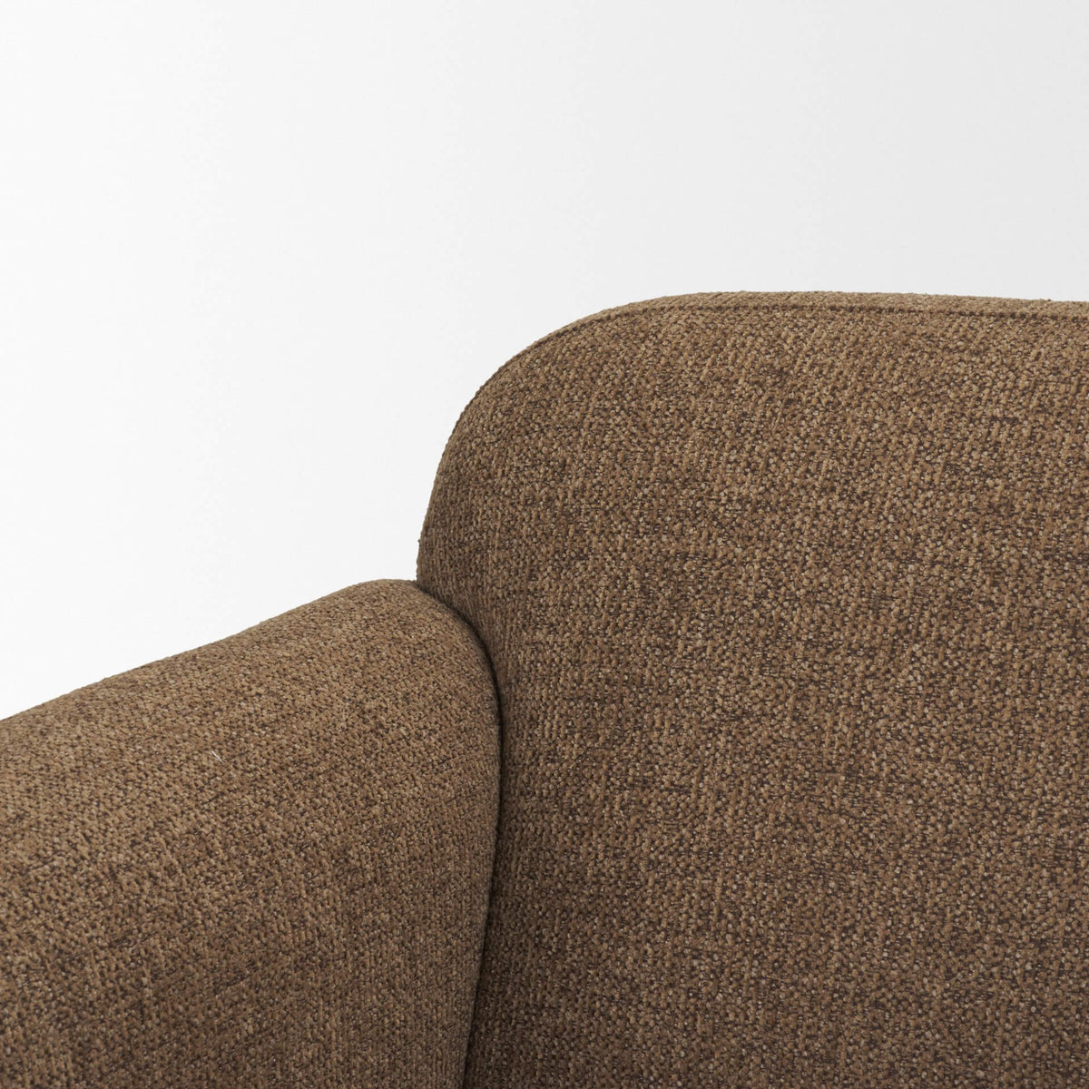MERCANA SAGA BROWN PLUSH CHAIR 71198