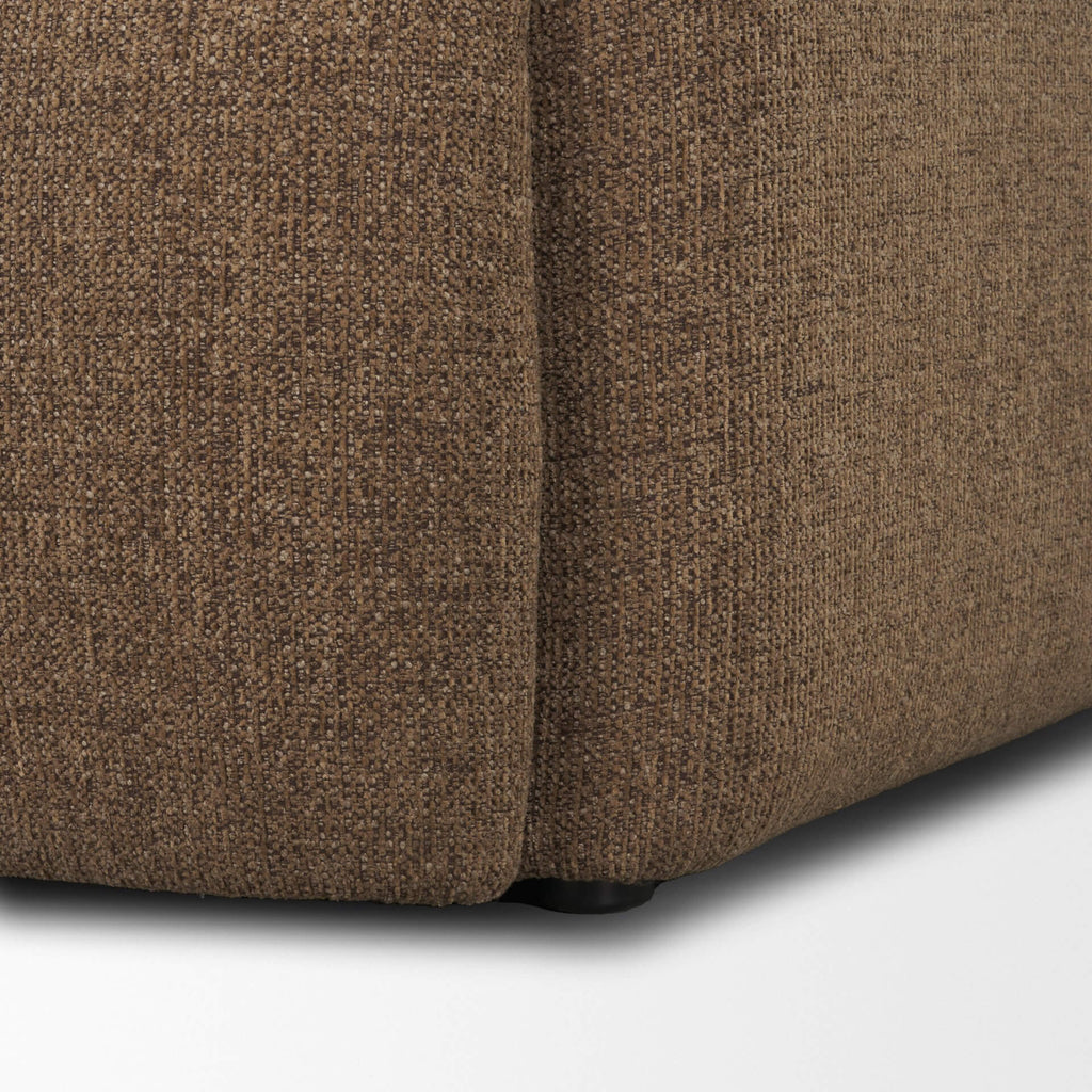 MERCANA SAGA BROWN PLUSH CHAIR 71198
