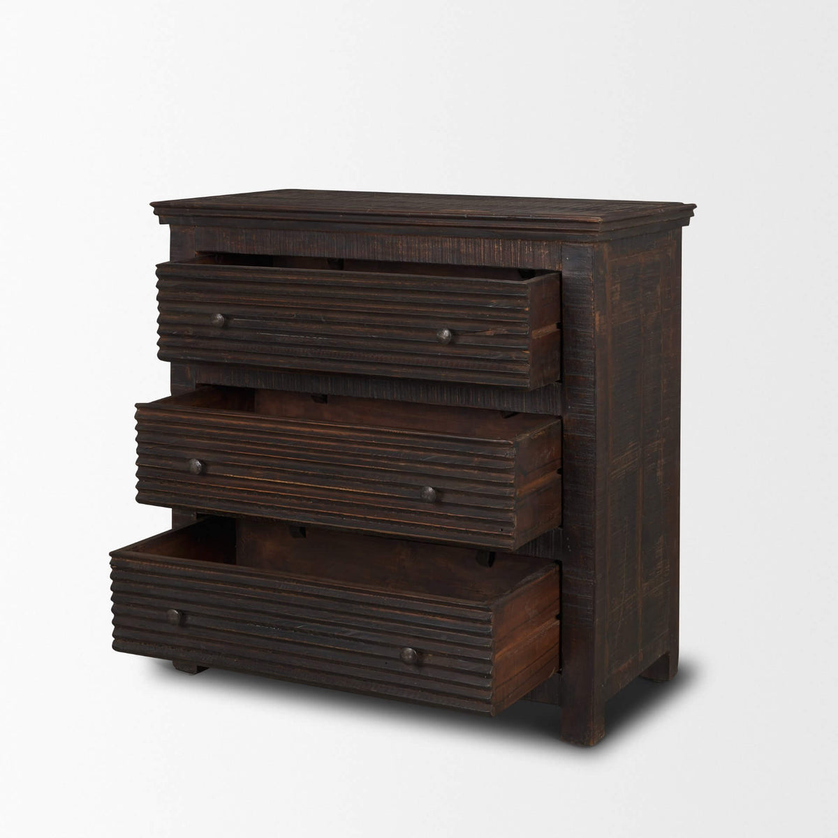 MERCANA RHETT RECLAIMED WOOD 3 DRAWER CABINET 71210