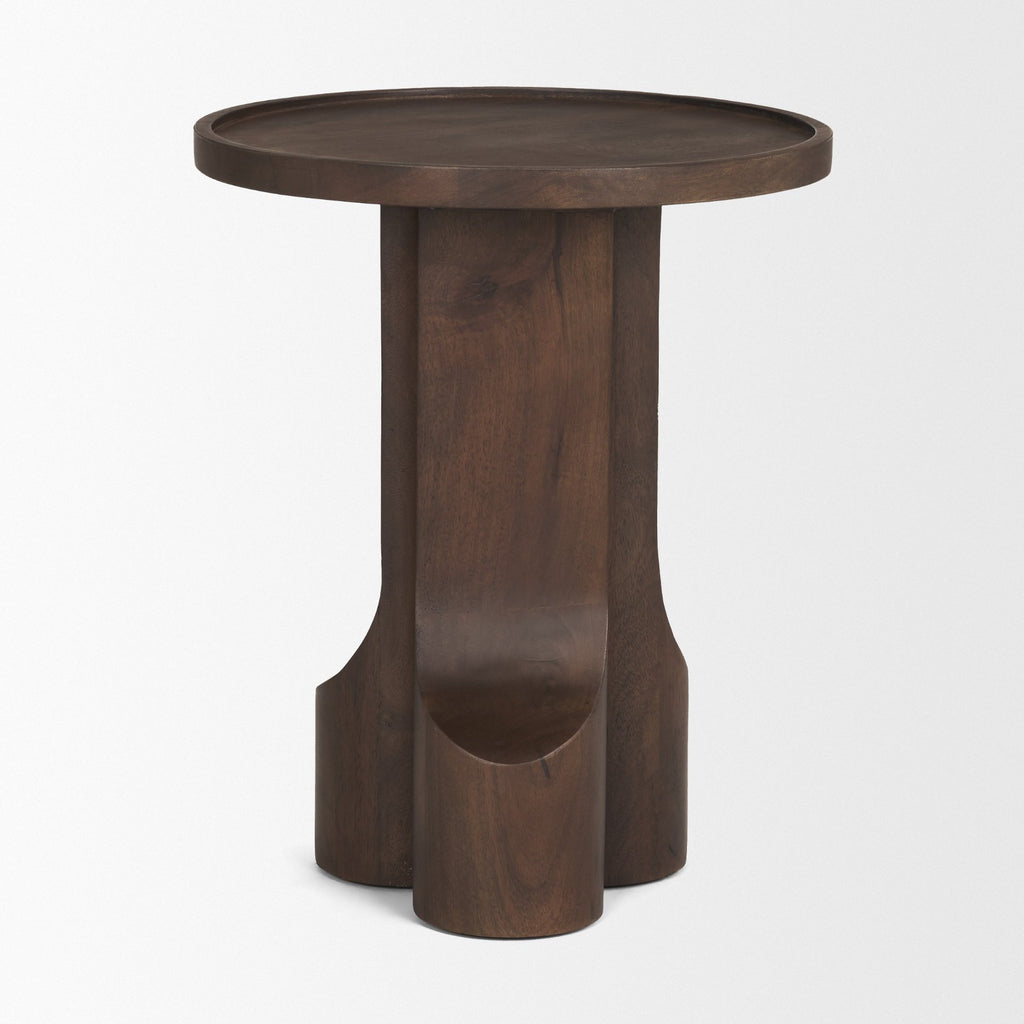 MERCANA CAYSON SCULPTURAL ROUND ACCENT TABLE 71212