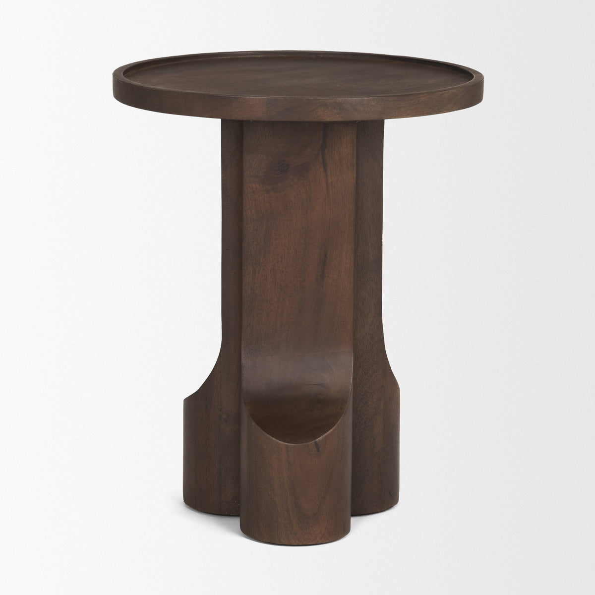 MERCANA CAYSON SCULPTURAL ROUND ACCENT TABLE 71212