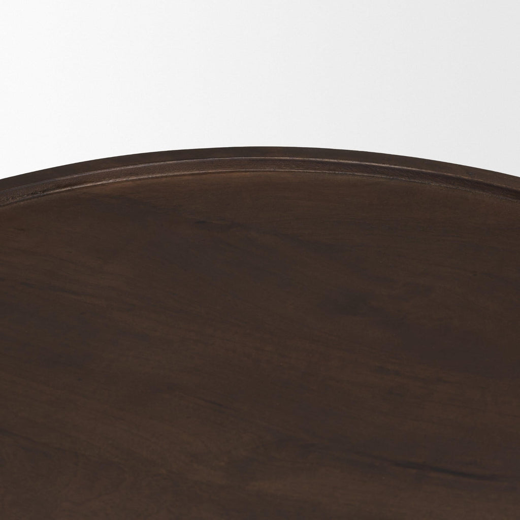 MERCANA CAYSON SCULPTURAL ROUND ACCENT TABLE 71212