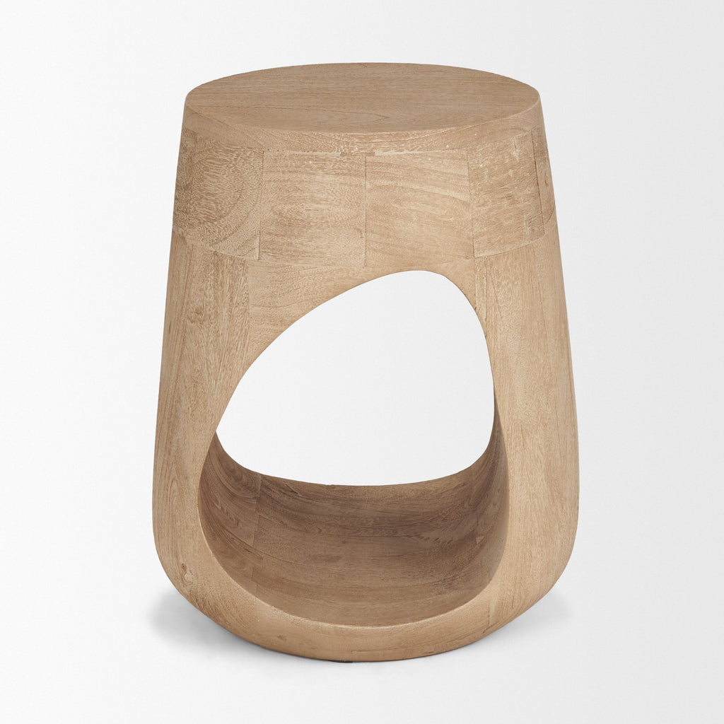 MERCANA COVE LIGHT BROWN OPEN SIDE TABLE 71223