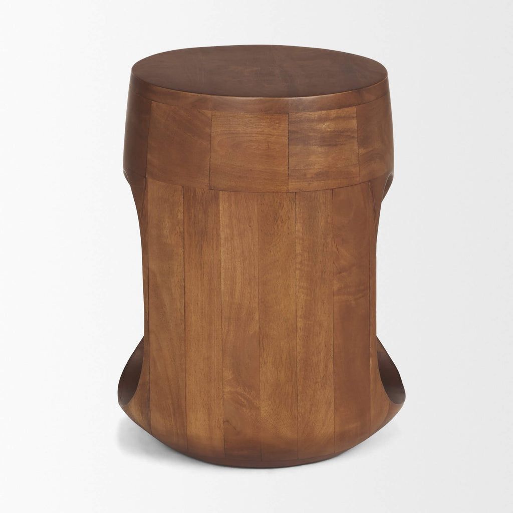MERCANA COVE MID BROWN OPEN SIDE TABLE 71224