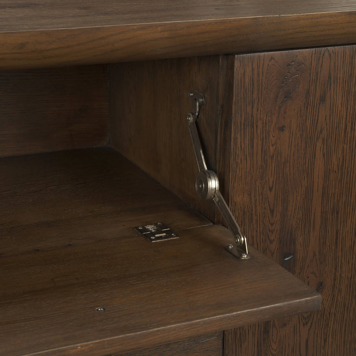 MERCANA BELFORD DARK BROWN OAK MEDIA CONSOLE 71229
