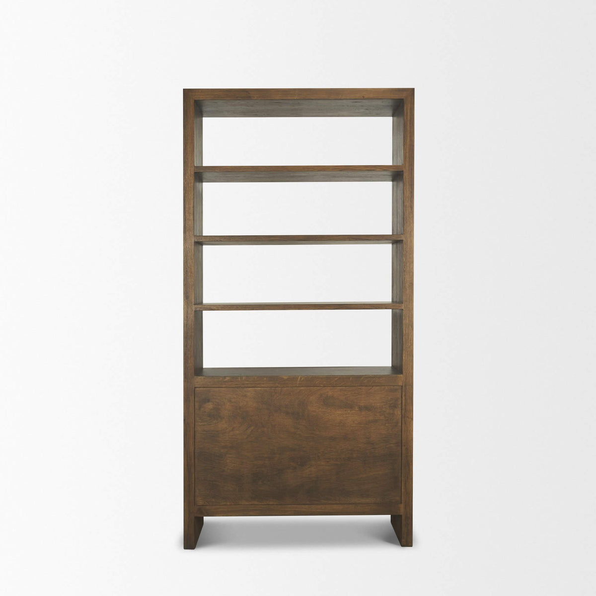 MERCANA BELFORD DARK BROWN OAK SHELVING UNIT  71231