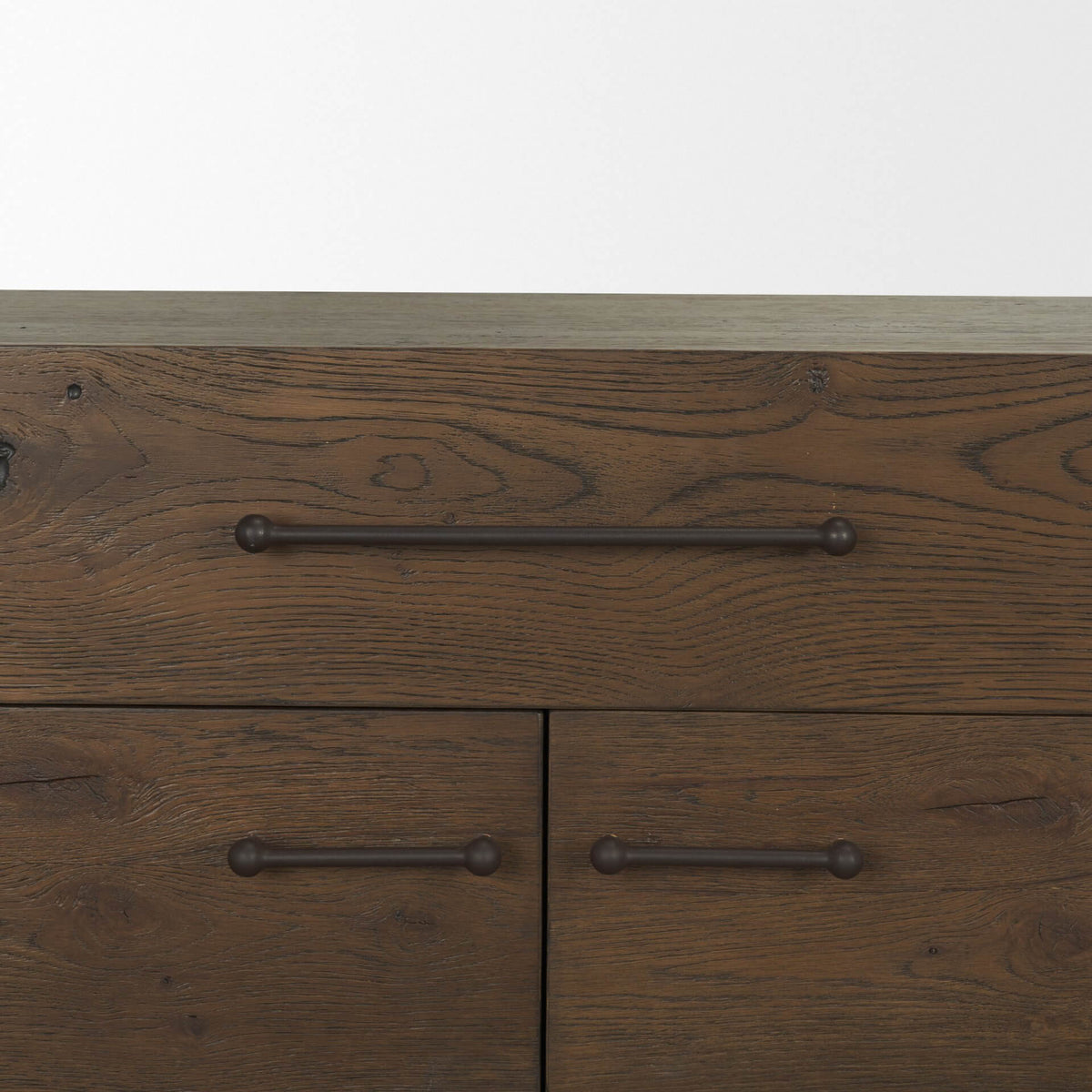 MERCANA BELFORD DARK BROWN OAK SHELVING UNIT  71231