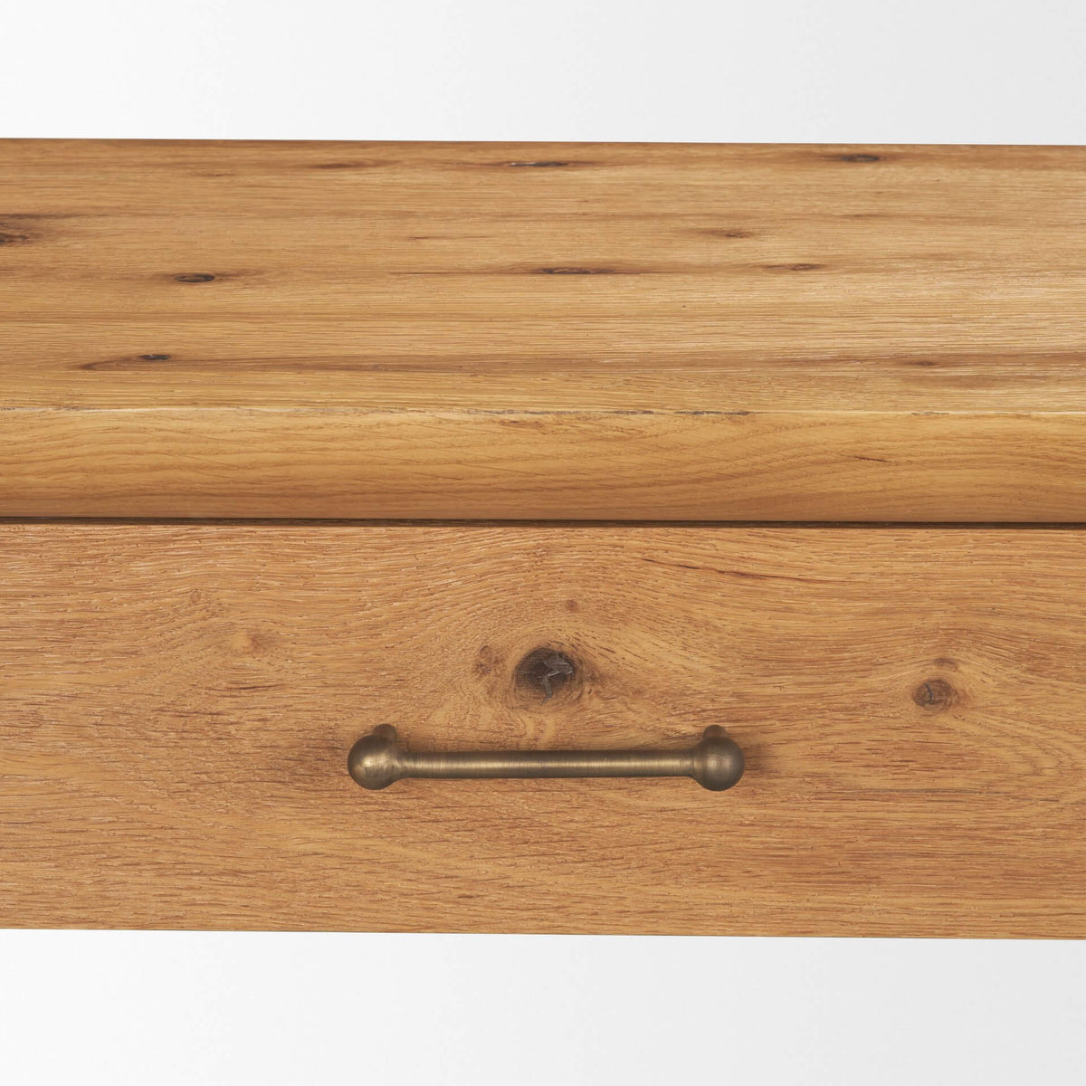 MERCANA BELFORD LIGHT BROWN OAK CONSOLE TABLE 71233