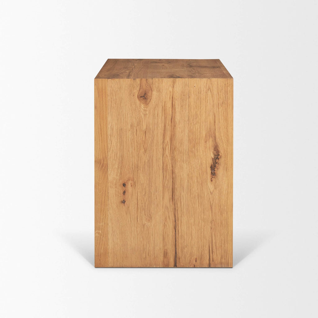 MERCANA BELFORD LIGHT BROWN OAK NIGHTSTAND  71235