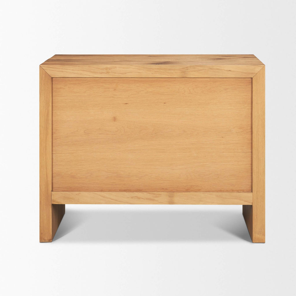 MERCANA BELFORD LIGHT BROWN OAK NIGHTSTAND  71235