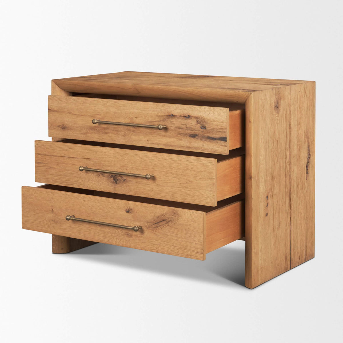 MERCANA BELFORD LIGHT BROWN OAK NIGHTSTAND  71235