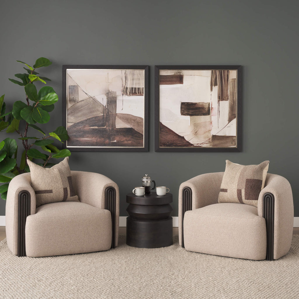 MERCANA KORNELIA MUSHROOM BARREL ACCENT CHAIR 71200
