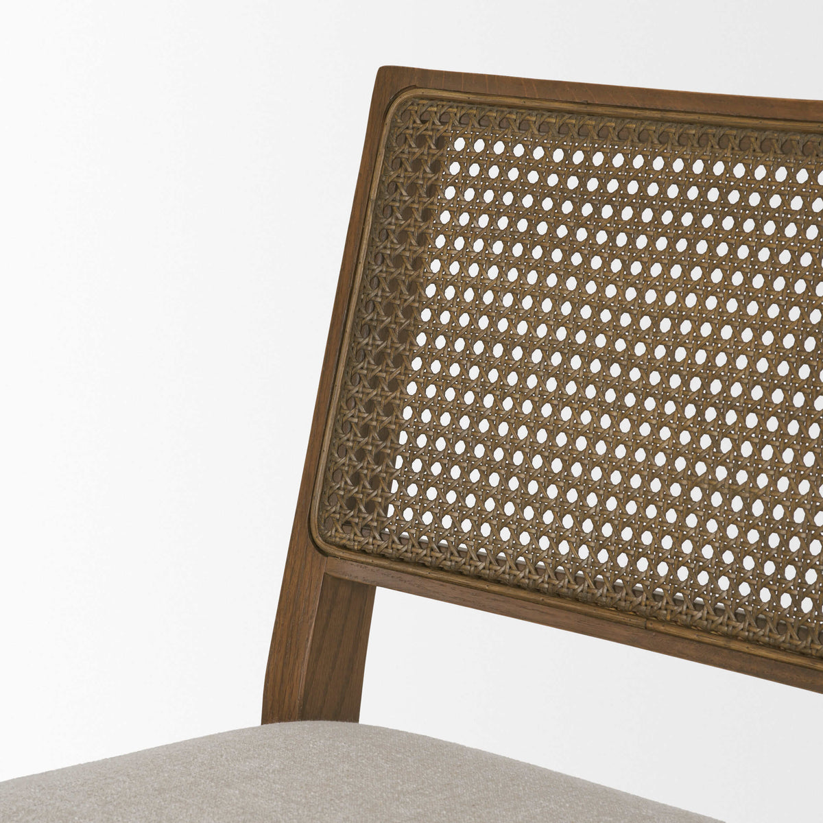 MERCANA REID BROWN CANE DINING CHAIR SET OF TWO 71243