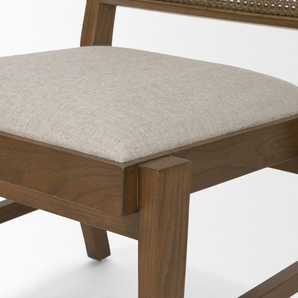 MERCANA REID BROWN CANE DINING CHAIR SET OF TWO 71243