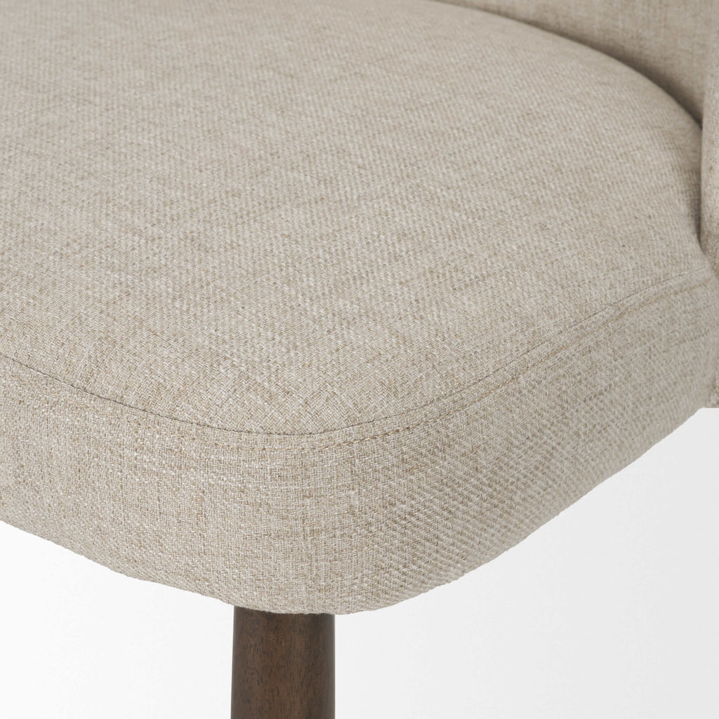 MERCANA ABBIE DINING SIDE CHAIR OATMEAL SET OF TWO 71246