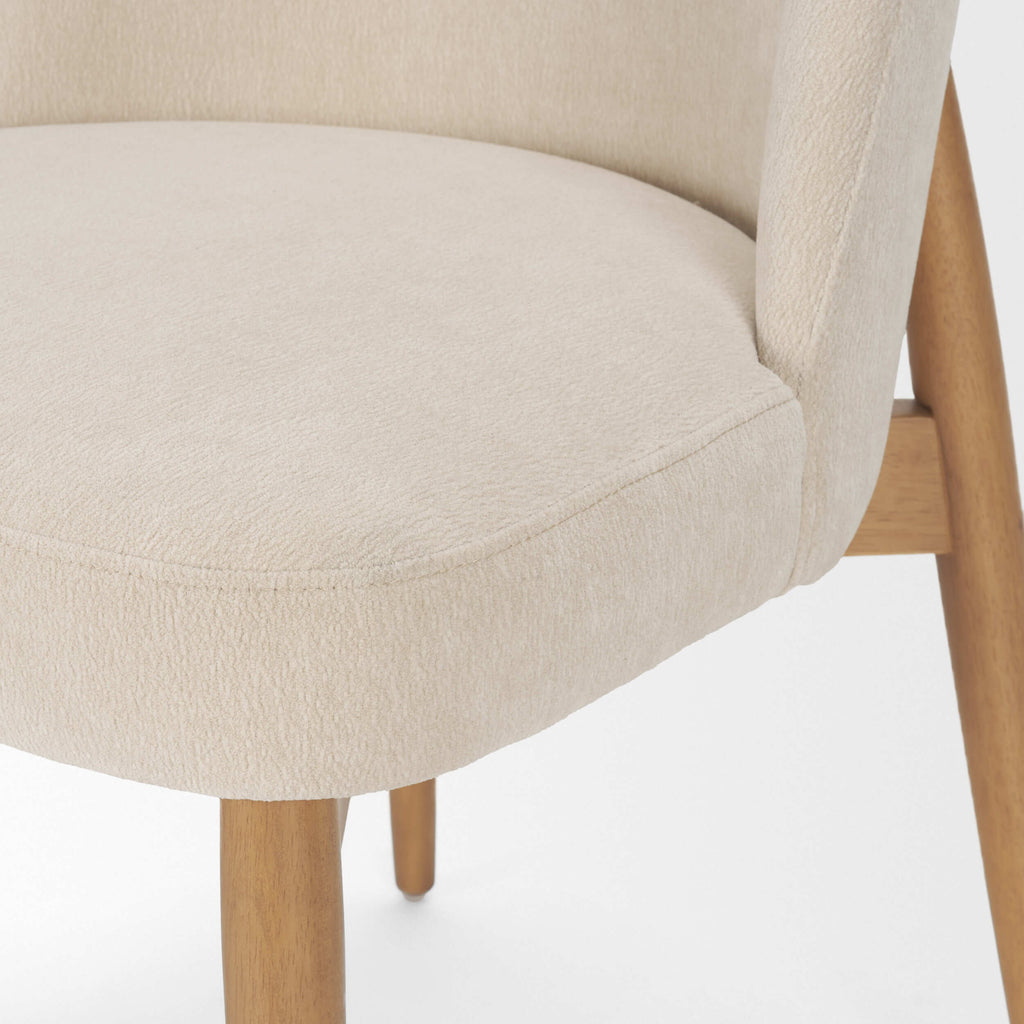 MERCANA ABBIE DINING SIDE CHAIR OATMEAL SET OF TWO 71247