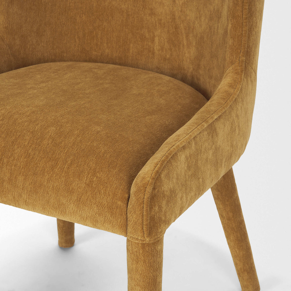 MERCANA NOLAN RUST CHENILLE DINING CHAIR SET OF TWO 71254