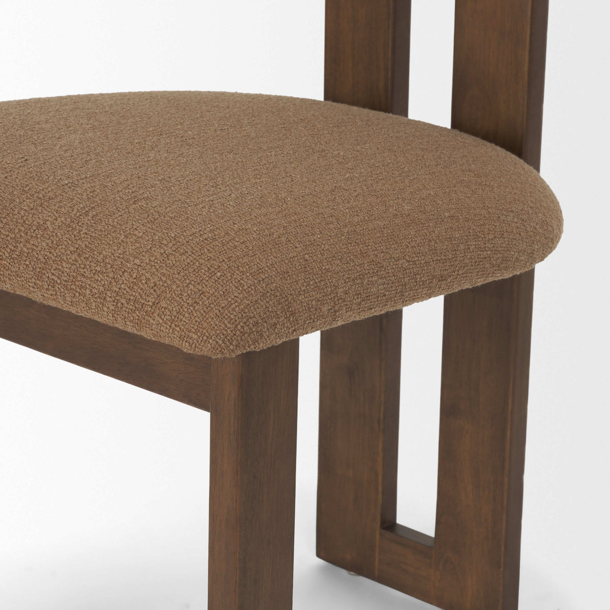 MERCANA TRIBECA MOCHA CHENILLE TRIPOD DINING CHAIR SET OF TWO 71258
