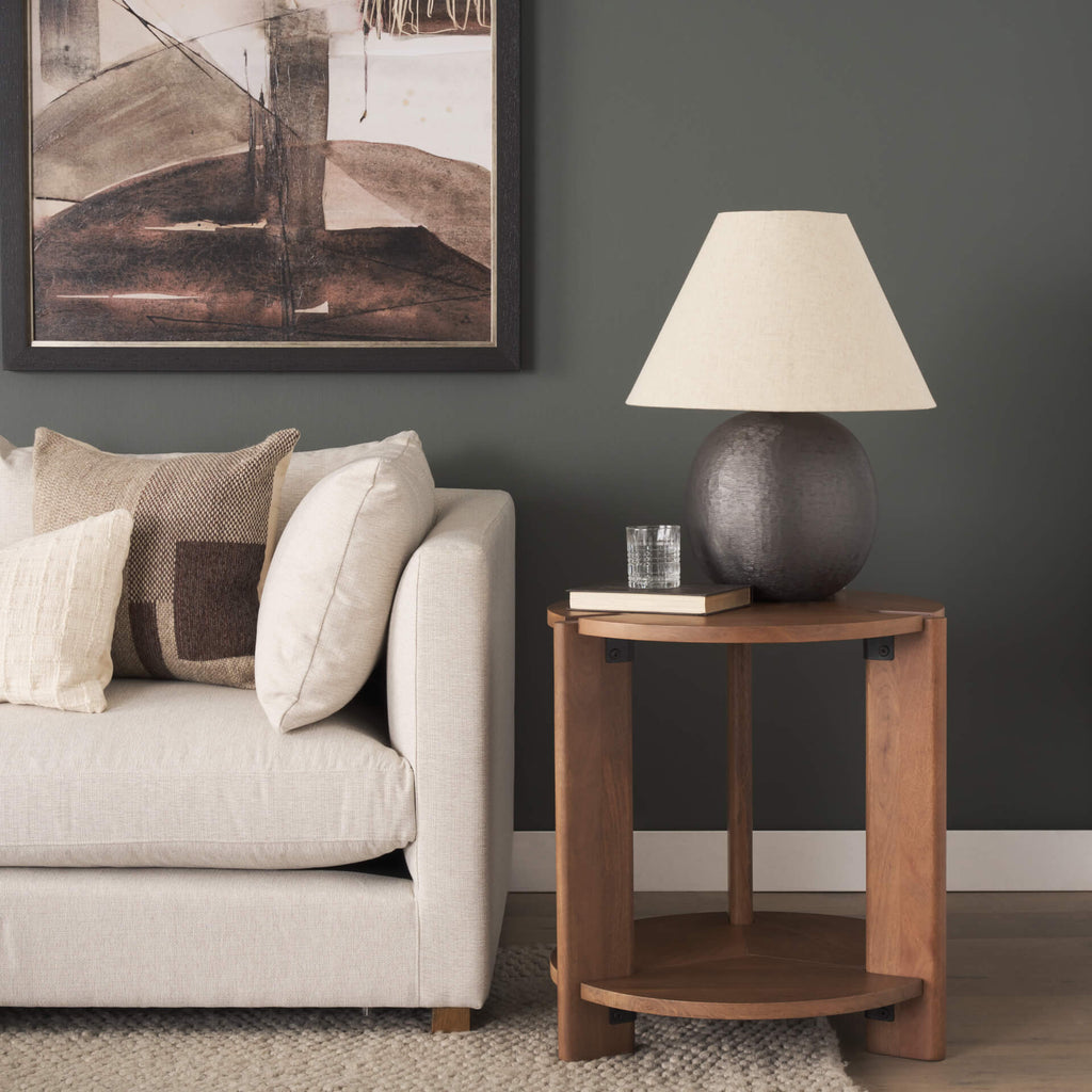 MERCANA HISAKO ROUND ACCENT TABLE 71182