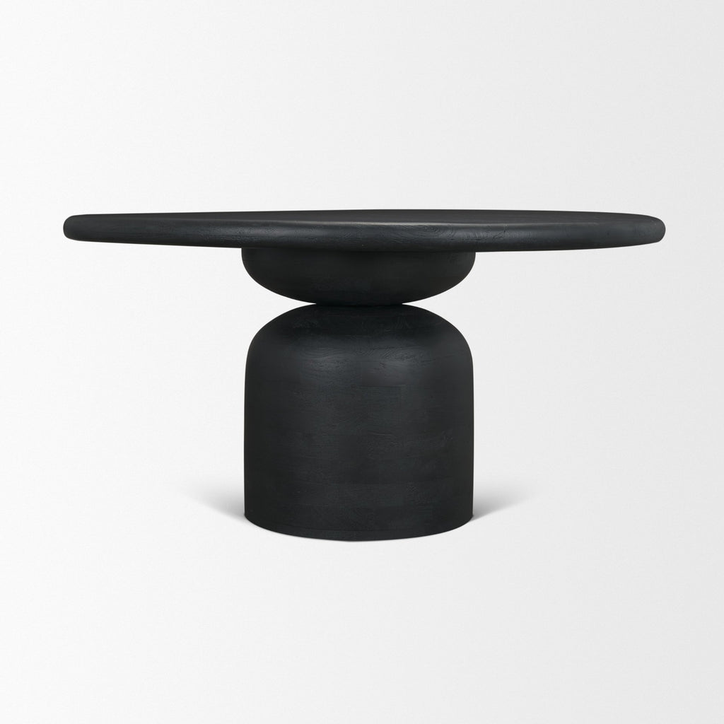 MERCANA ATLAS 60" BLACK ROUND TABLE 71218-AB