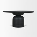 MERCANA ATLAS 60" BLACK ROUND TABLE 71218-AB