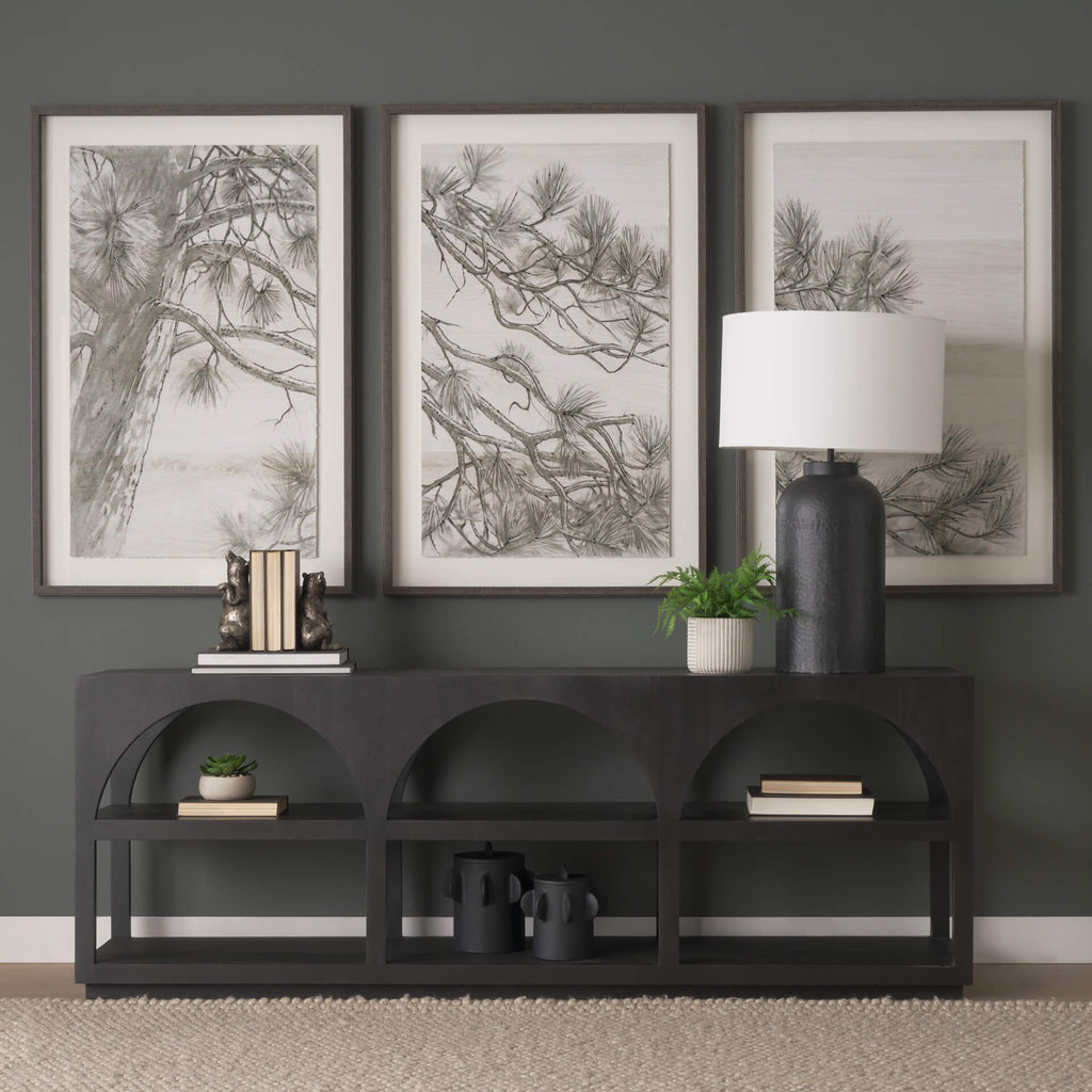 MERCANA BELA ARCHED CONSOLE TABLE BLACK 71139