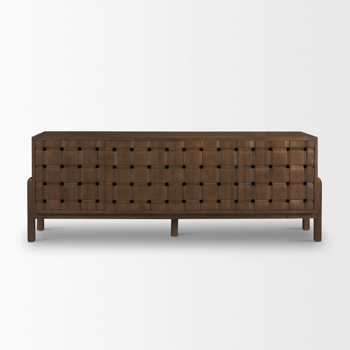MERCANA TRELLYN DARK BROWN 4 DOOR SIDEBOARD 71294