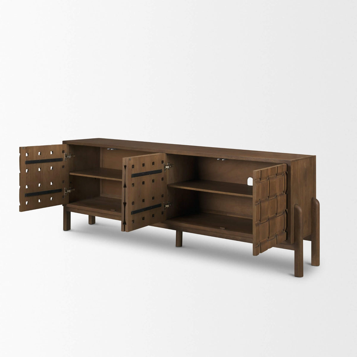 MERCANA TRELLYN DARK BROWN 4 DOOR SIDEBOARD 71294