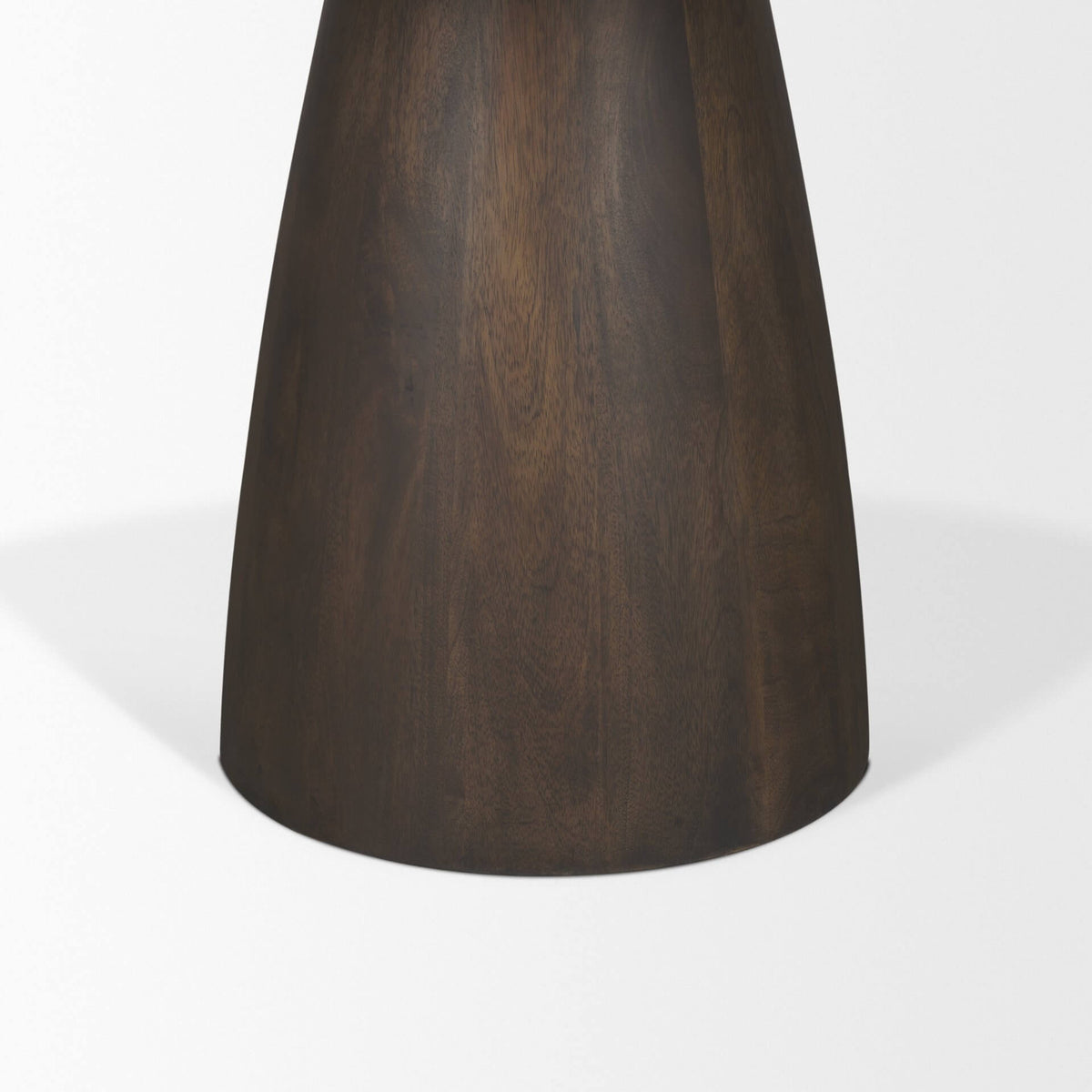 MERCANA ALLYSON 54" MARBLE TOP DINING TABLE DARK BROWN 71137-AB