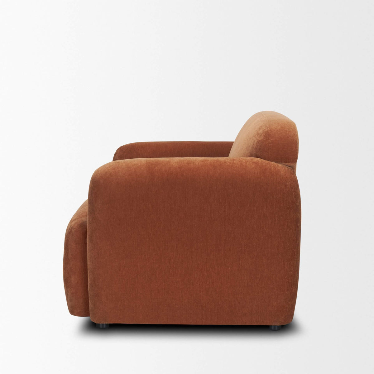 MERCANA SAGA RUST CHENILLE CHAIR 71197