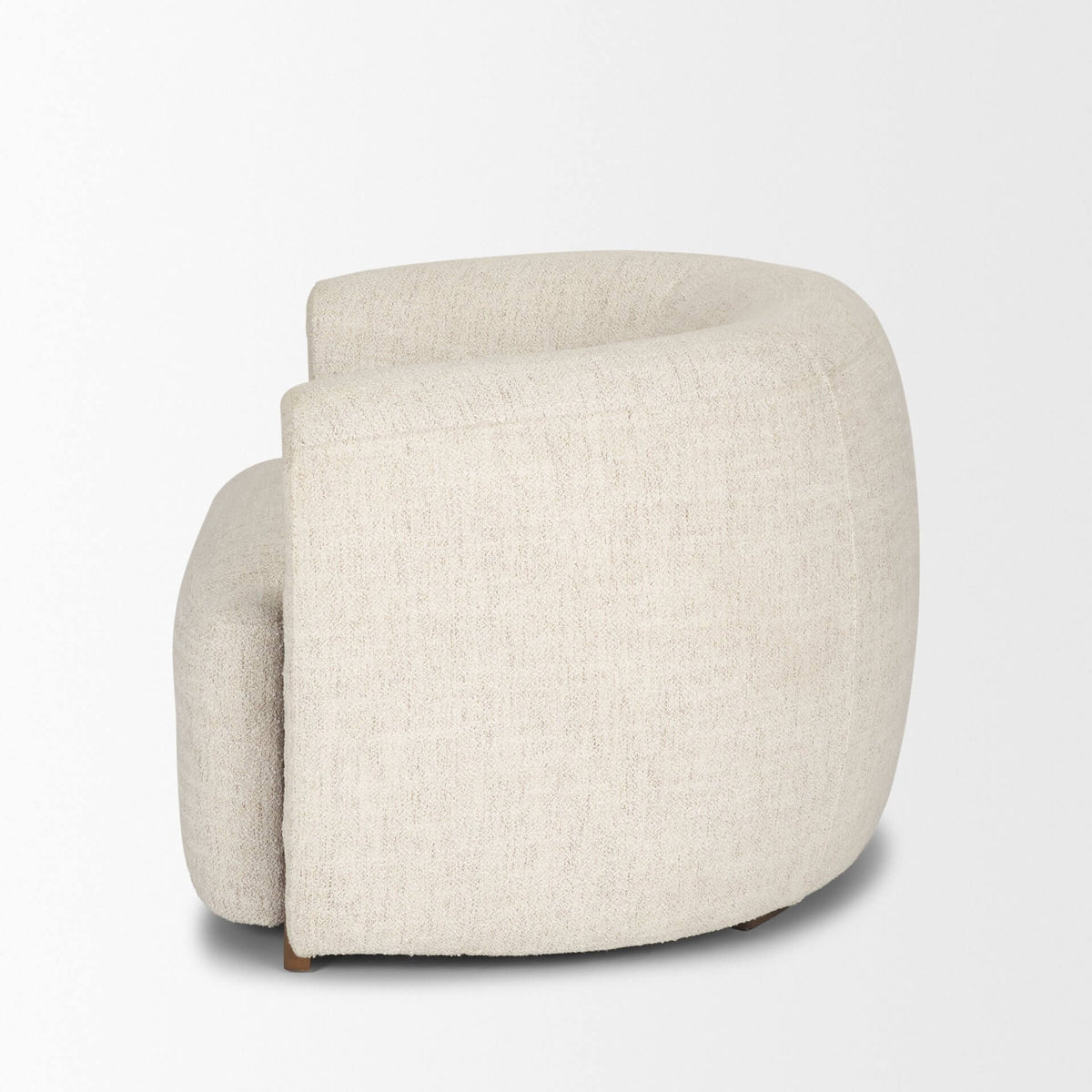 MERCANA KORNELIA OATMEAL BARREL ACCENT CHAIR 71199
