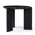MERCANA RUMER BLACK MARBLE SIDE TABLE 71354