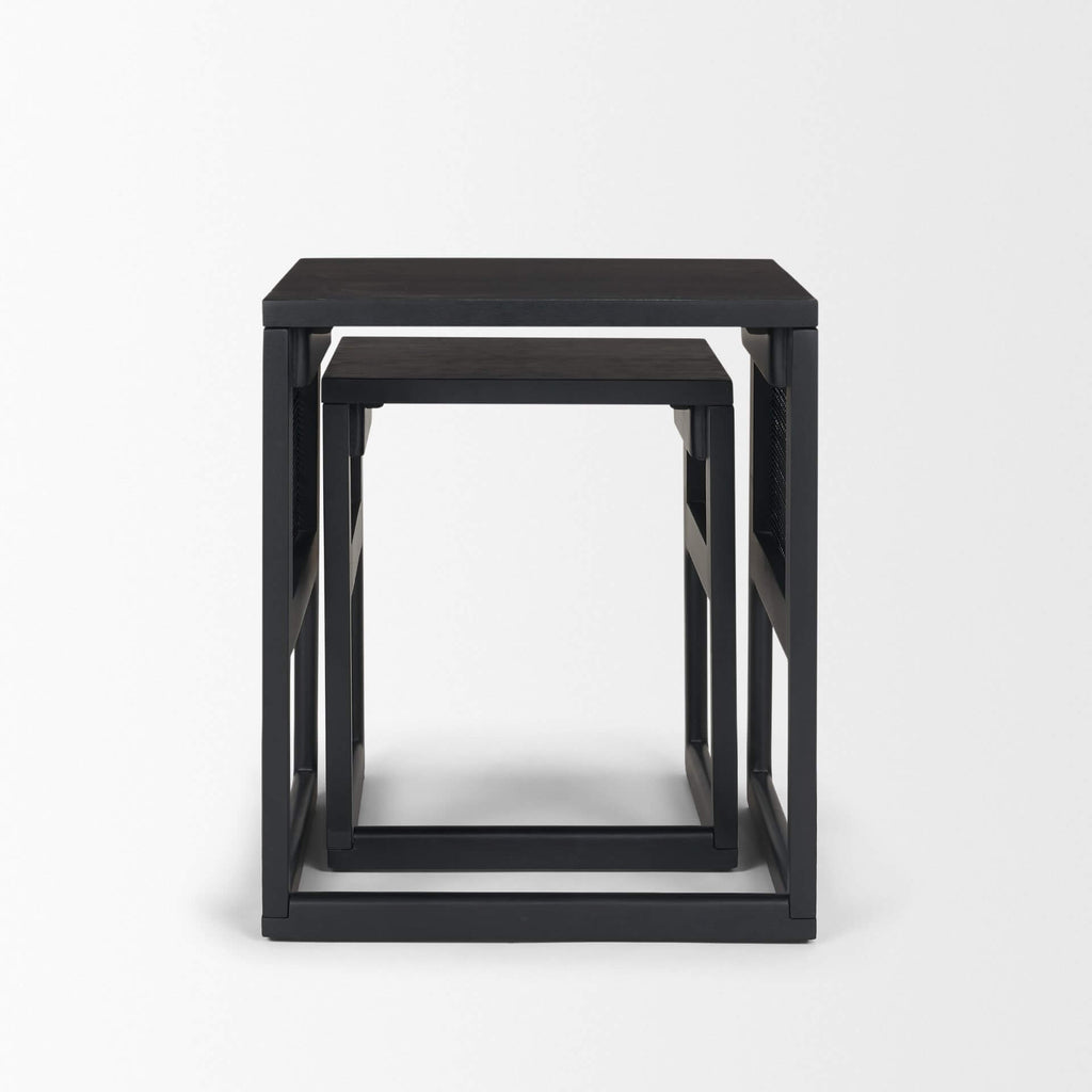 MERCANA GRIER NESTING TABLES BLACK 71147