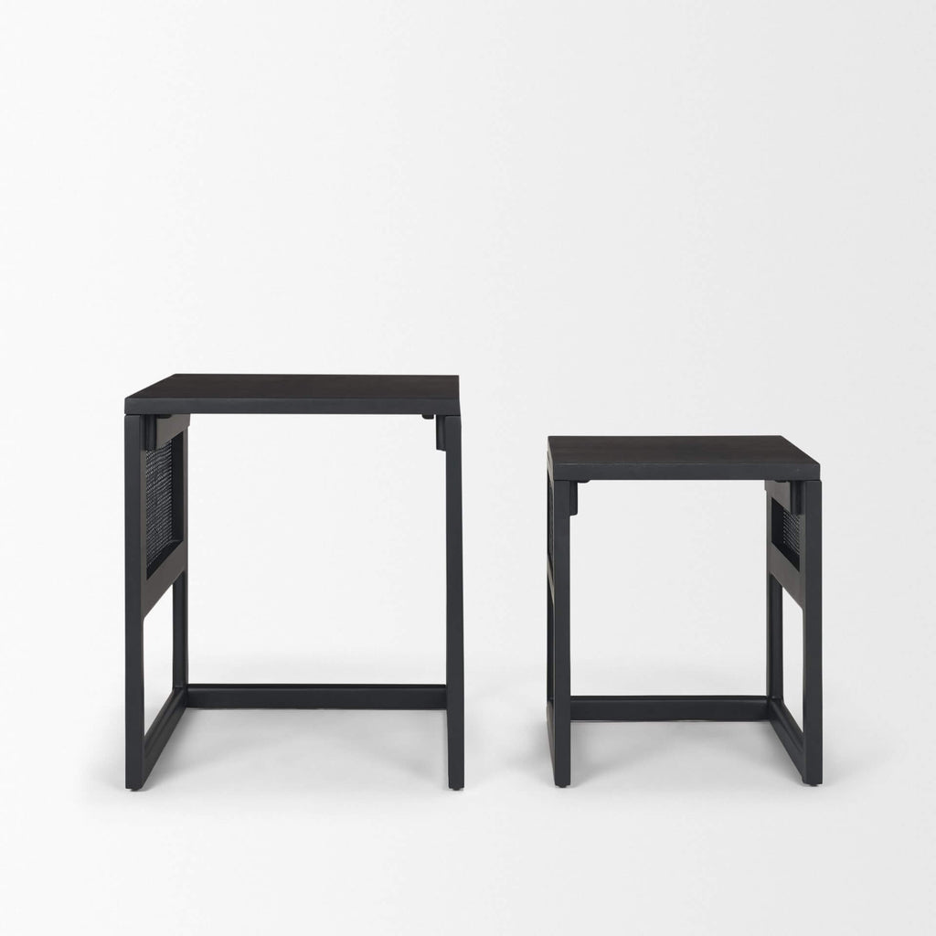 MERCANA GRIER NESTING TABLES BLACK 71147