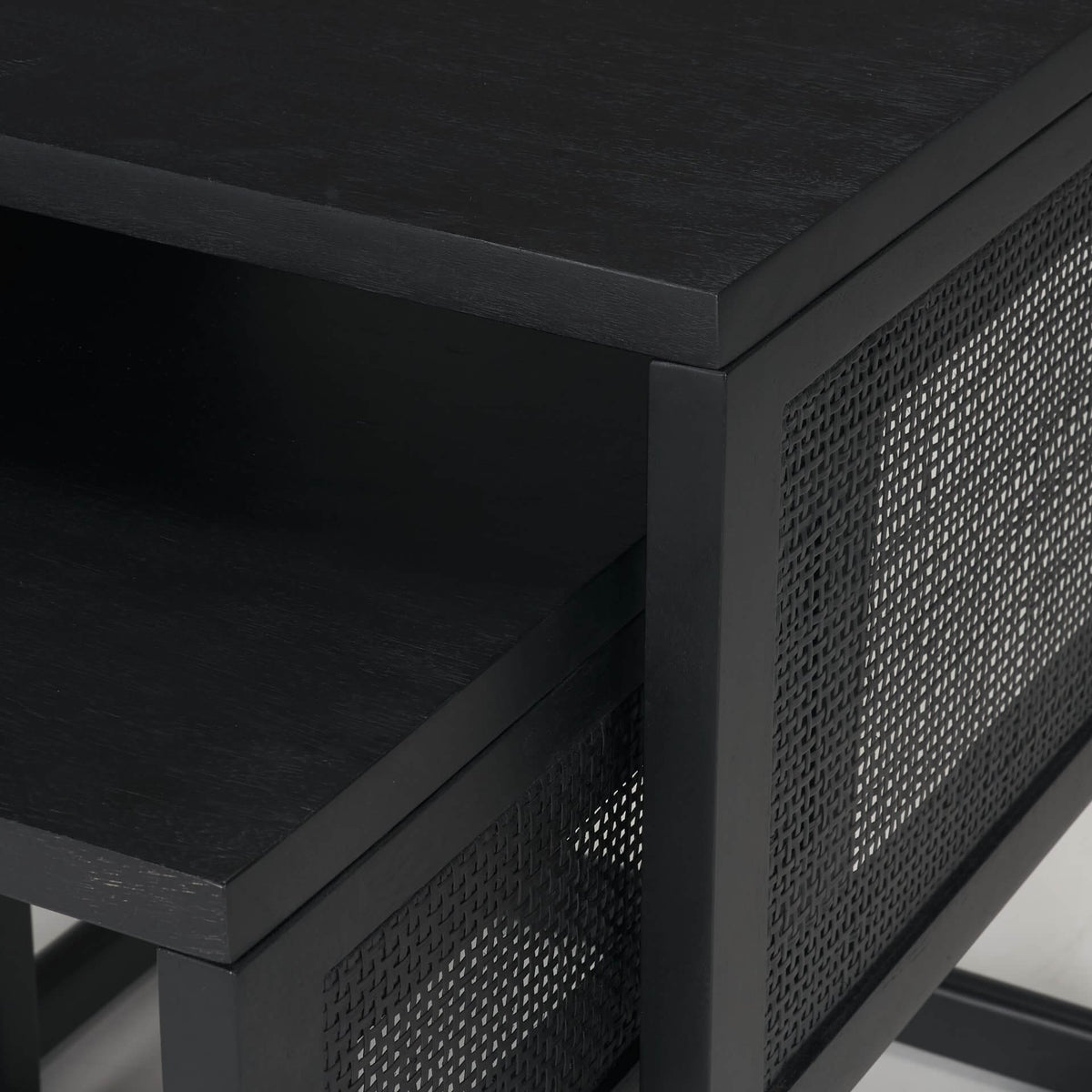 MERCANA GRIER NESTING TABLES BLACK 71147