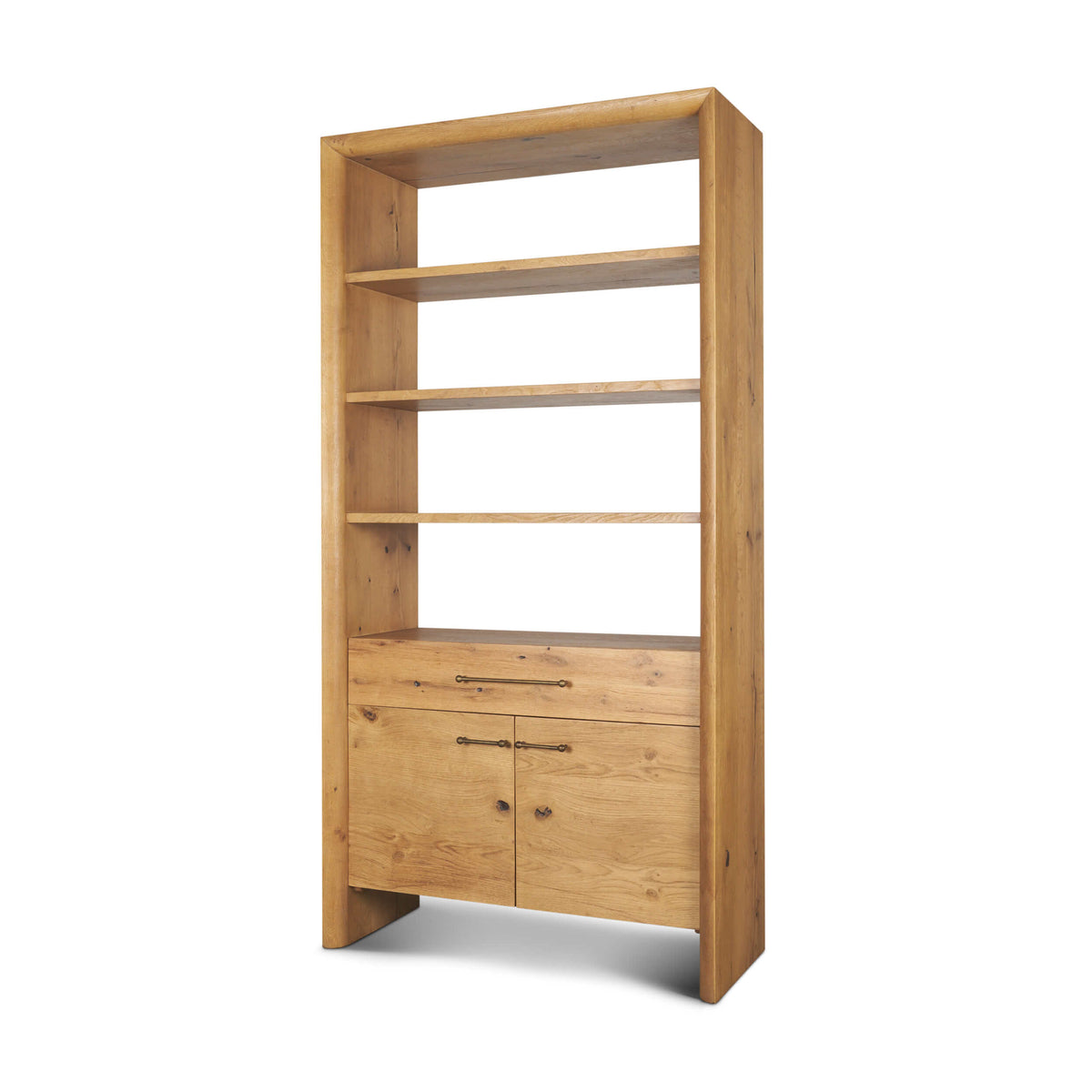 MERCANA BELFORD LIGHT BROWN OAK SHELVING UNIT  71232