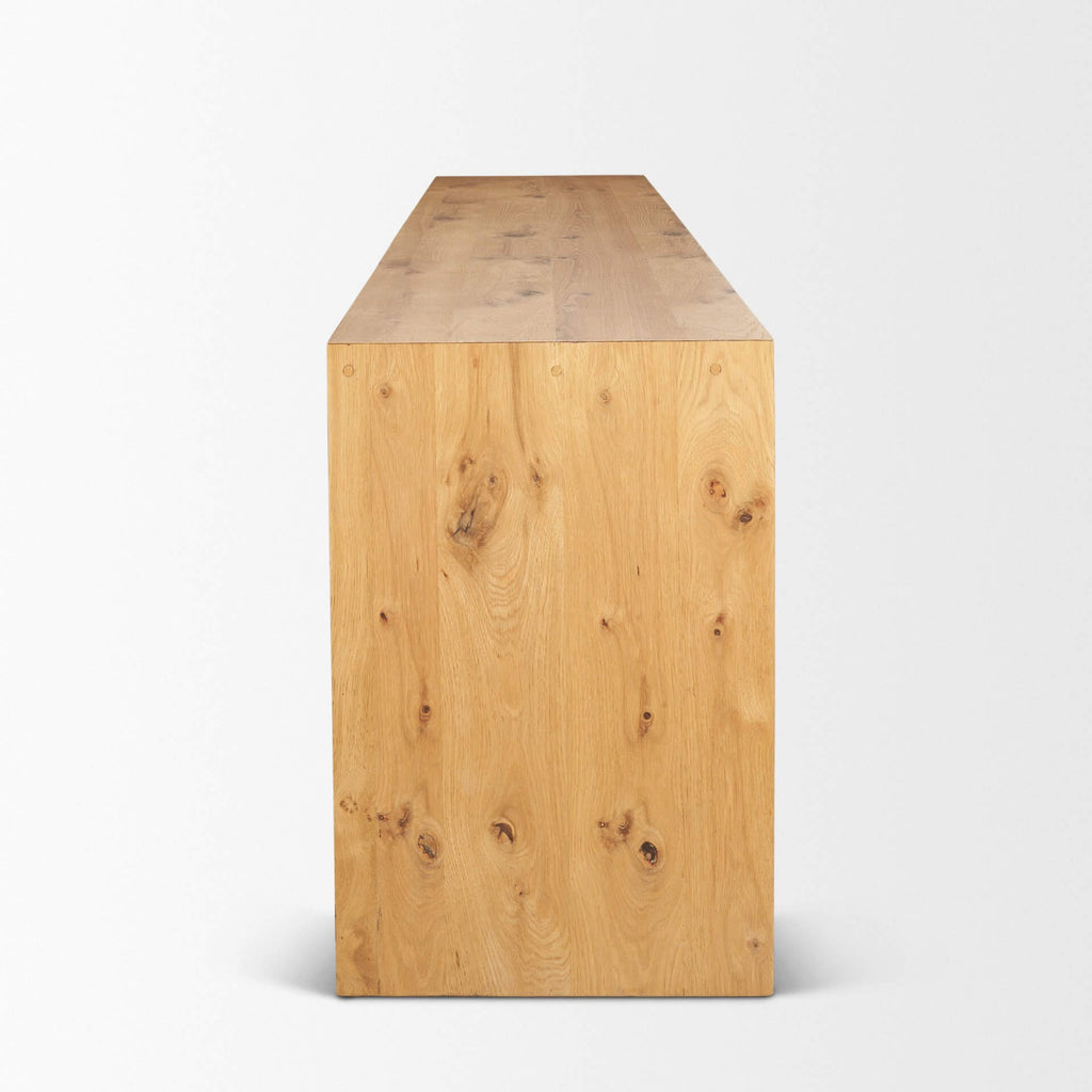 MERCANA BELFORD LIGHT BROWN OAK MEDIA CONSOLE 71230