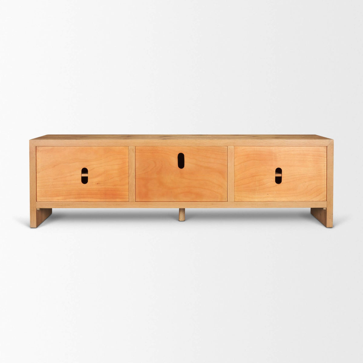 MERCANA BELFORD LIGHT BROWN OAK MEDIA CONSOLE 71230