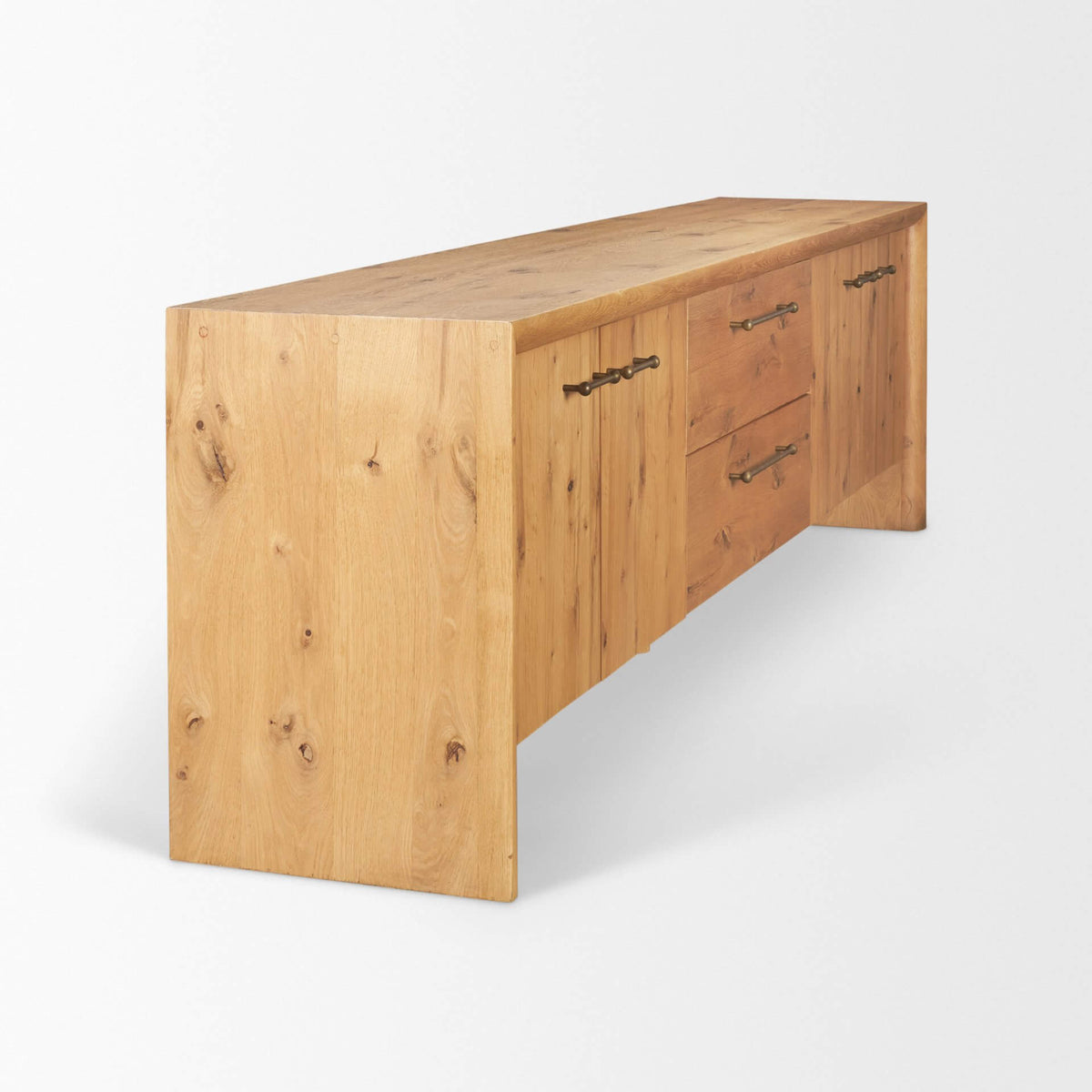 MERCANA BELFORD LIGHT BROWN OAK MEDIA CONSOLE 71230