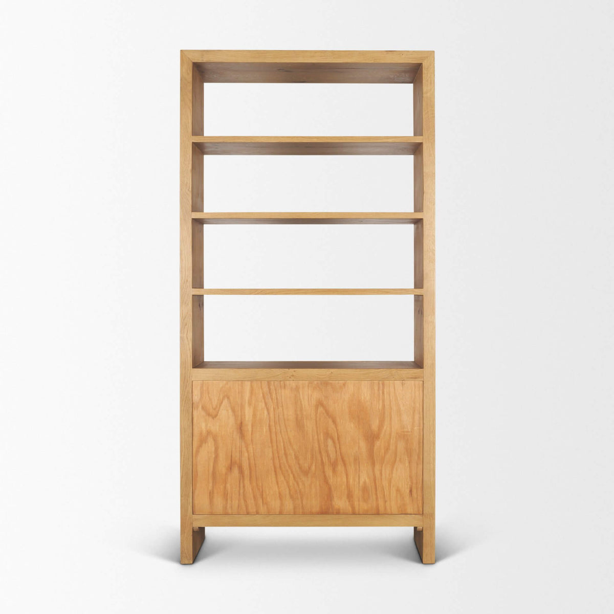 MERCANA BELFORD LIGHT BROWN OAK SHELVING UNIT  71232