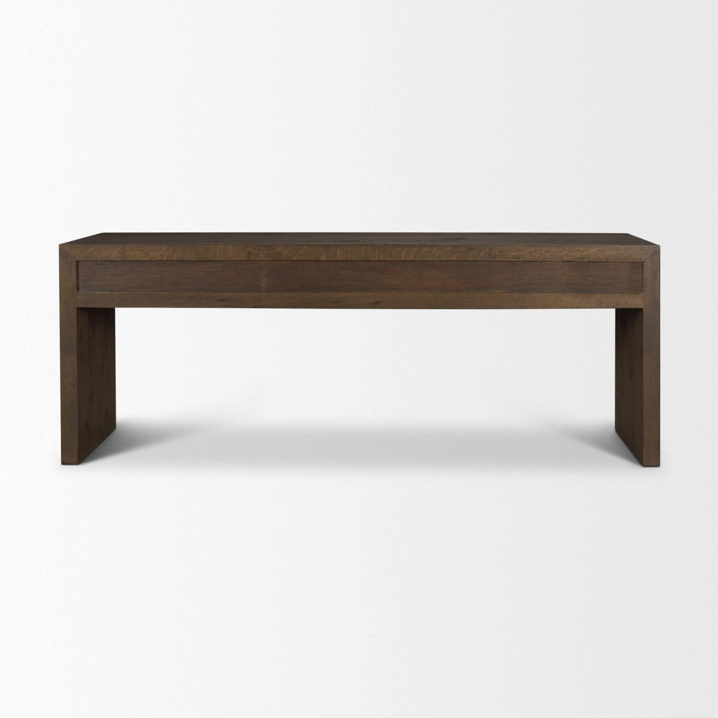 MERCANA BELFORD DARK BROWN OAK CONSOLE TABLE 71234