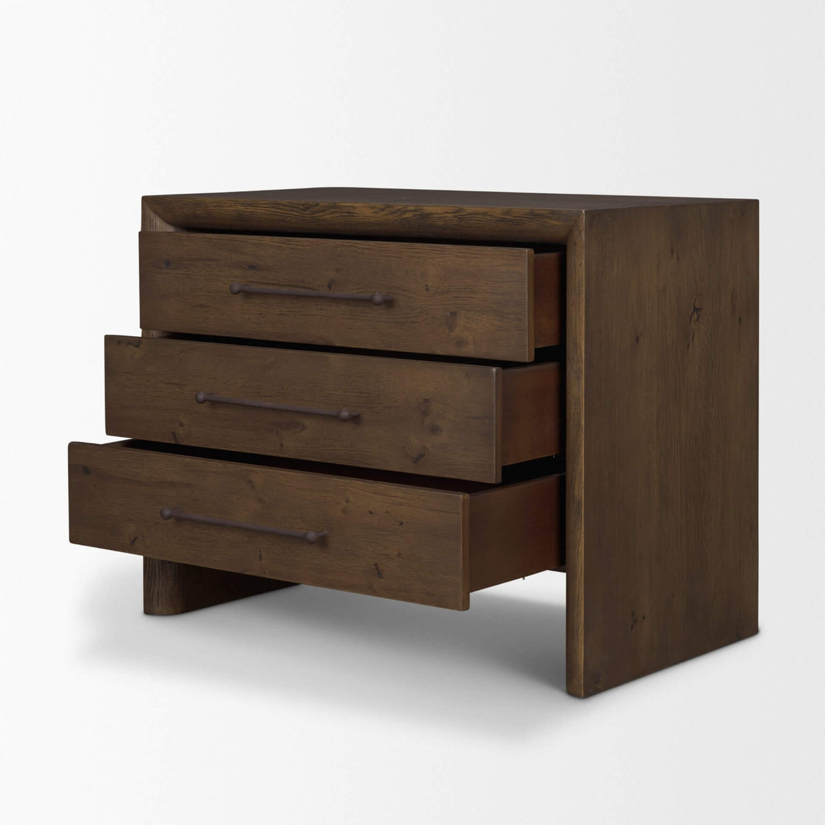 MERCANA BELFORD DARK BROWN OAK NIGHTSTAND 71236