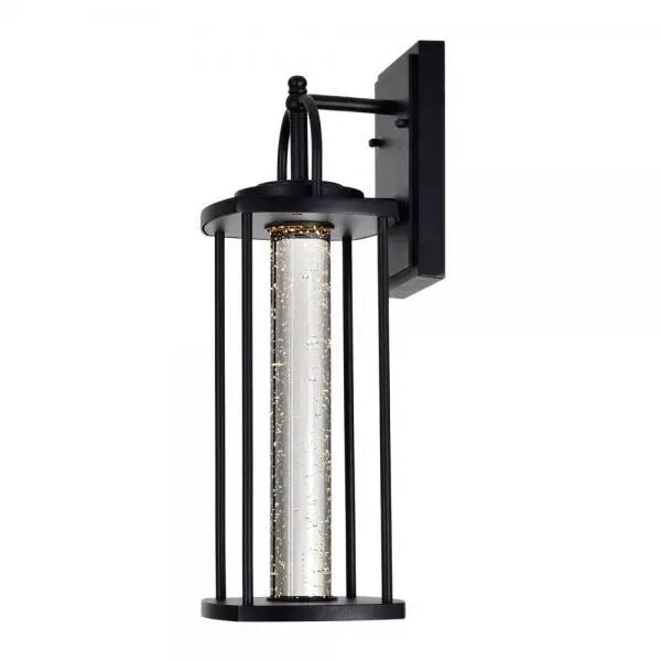 CWI LIGHTING GREENWOOD LED OUTDOOR BLACK WALL LANTERN 0407W7-1-101-A