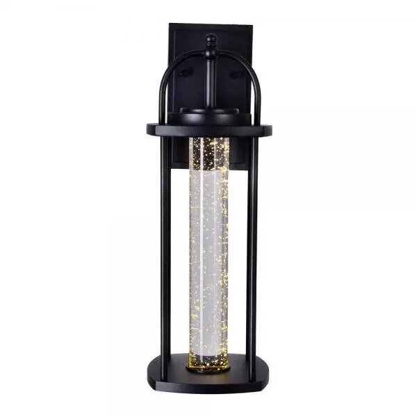 CWI LIGHTING GREENWOOD LED OUTDOOR BLACK WALL LANTERN 0407W7-1-101-A