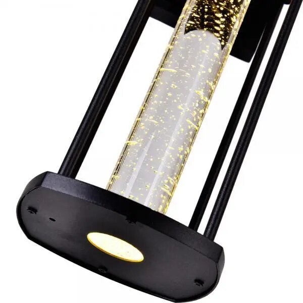 CWI LIGHTING GREENWOOD LED OUTDOOR BLACK WALL LANTERN 0407W7-1-101-A